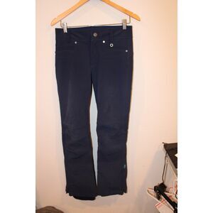 Roxy navy blue size small low rise snowboard pants lined